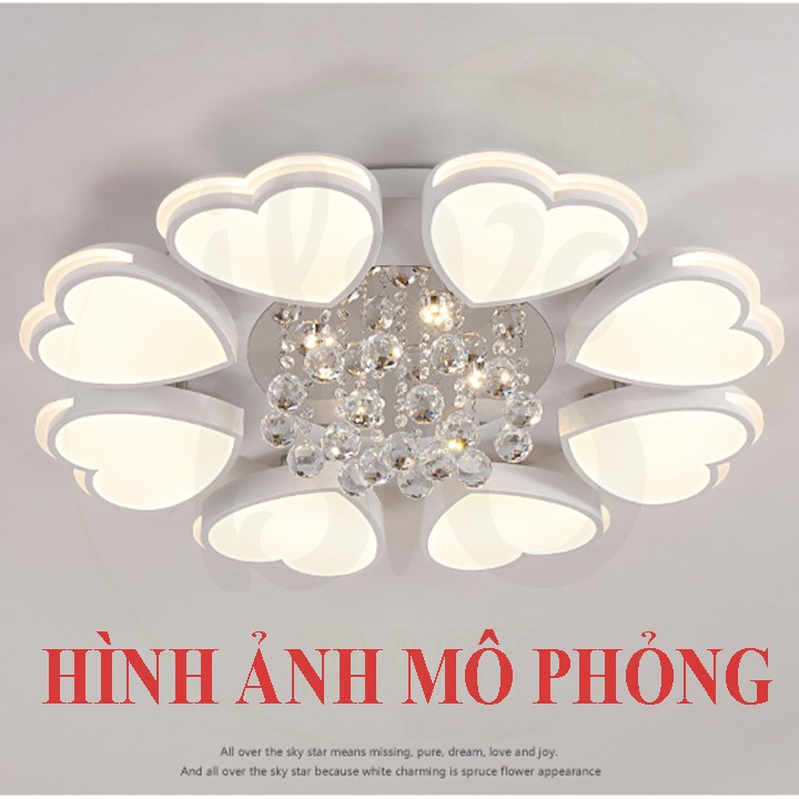 Đèn Ốp Trần Trang Trí – Đèn Âm Trần Trang Trí Phòng Khách, Gồm 3 Chế Độ Ánh Sáng, Có Điều Khiển Từ Xa Tiện Dụng – BIO114