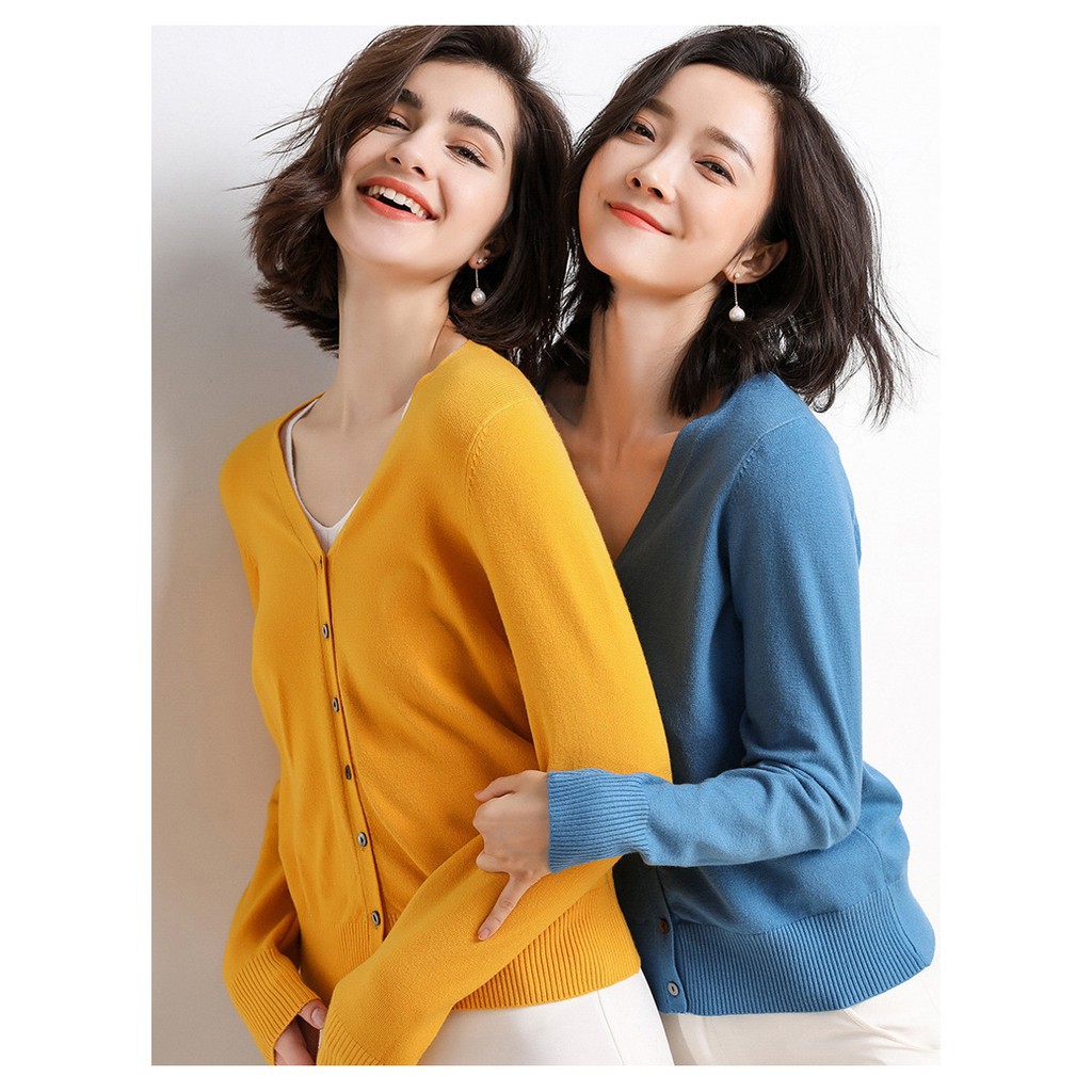 [Hàng Sẵn][Video] Áo len Cardigan nữ hàng Quảng Châu cao cấp sẽ | BigBuy360 - bigbuy360.vn