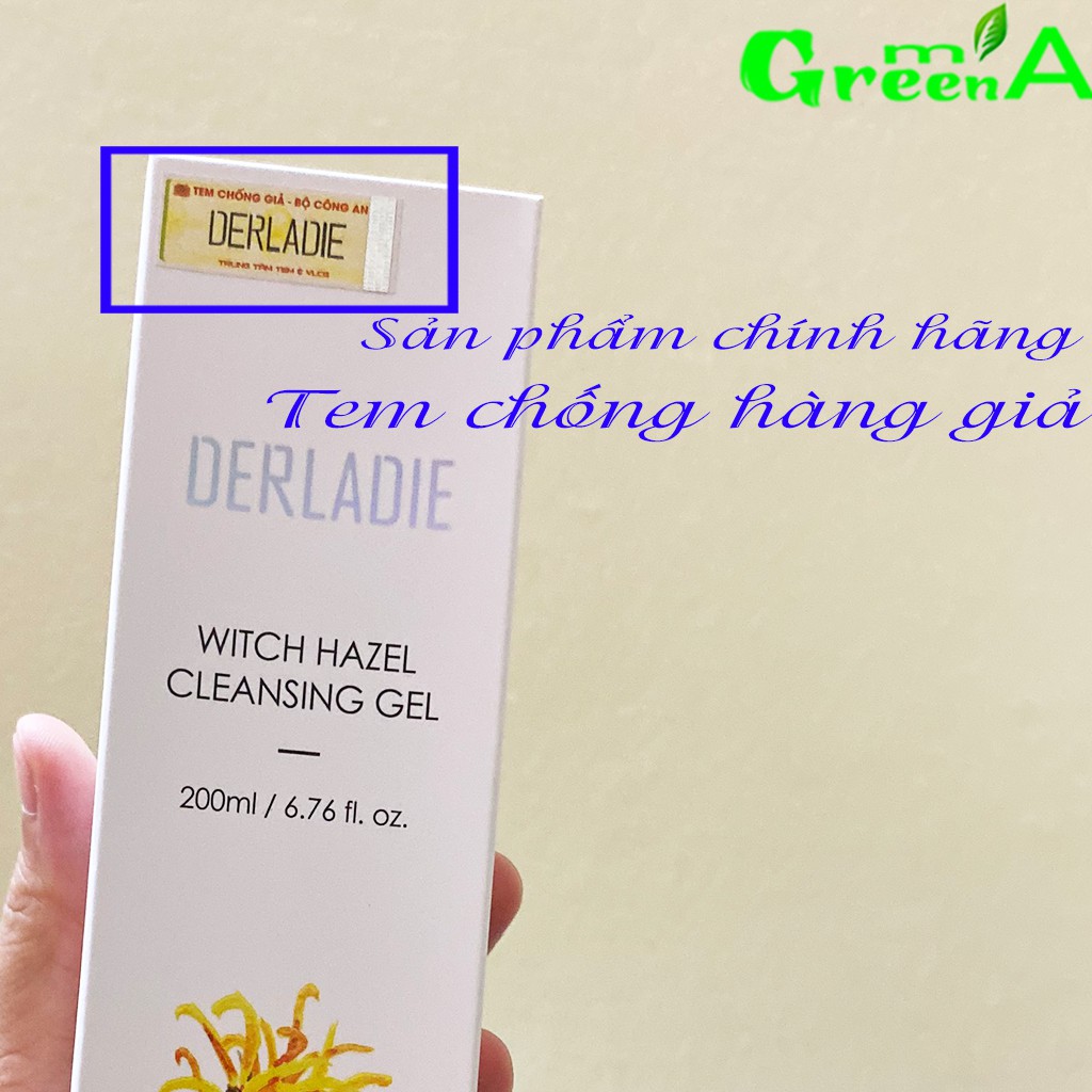 Sữa Rửa Mặt Derladie With Hazel Cleansing Gel 200ml Sạch Sâu Sáng Mịn Nhập Khẩu Chính Hãng | BigBuy360 - bigbuy360.vn