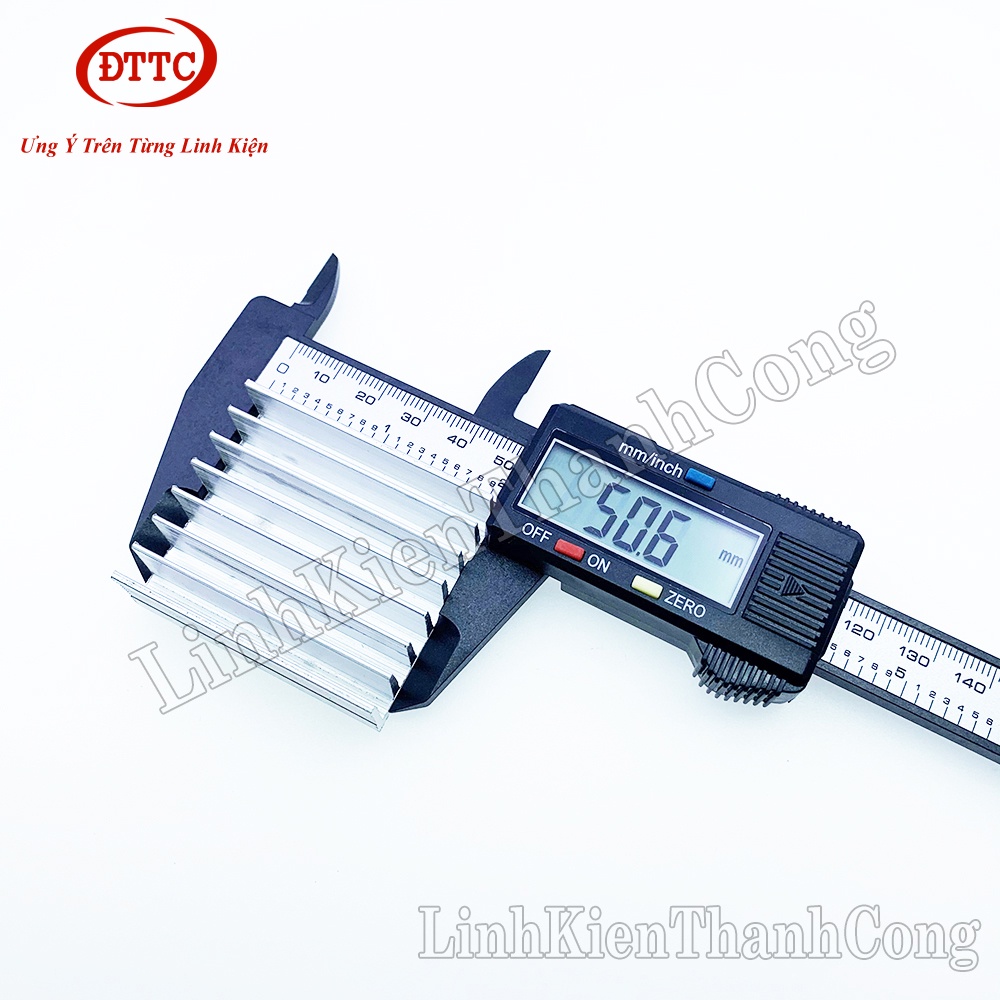 Nhôm Tản Nhiệt 8 Cánh 50x45x17mm