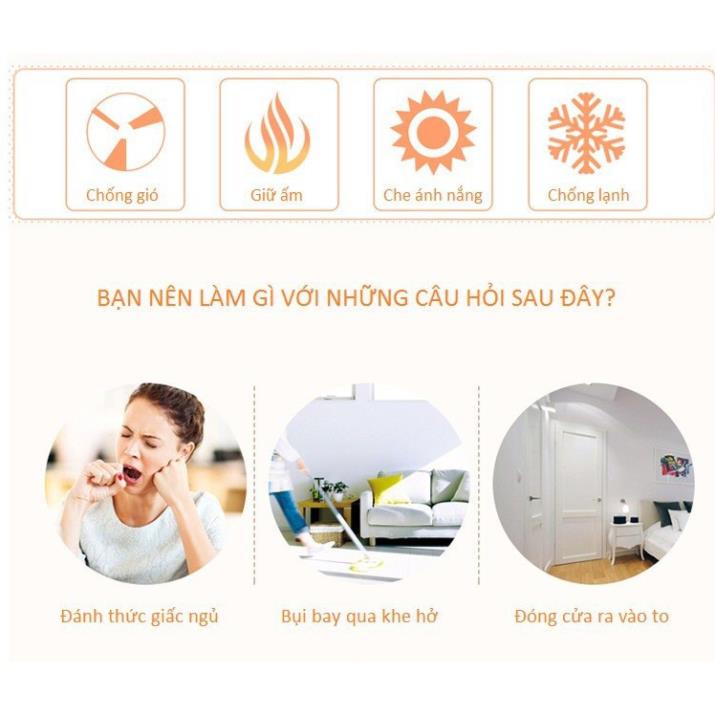 Miếng Mút Dán Khe Cửa Đa Năng Cách Âm, Chắn Gió, Bụi Bẩn Cao Cấp 3cmx2m Hangnoidiagiare88