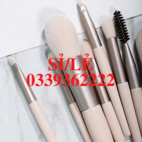 Set 8 Cọ Trang Điểm Chuyên Nghiệp Nội Địa Trung Chất Lượng Cao