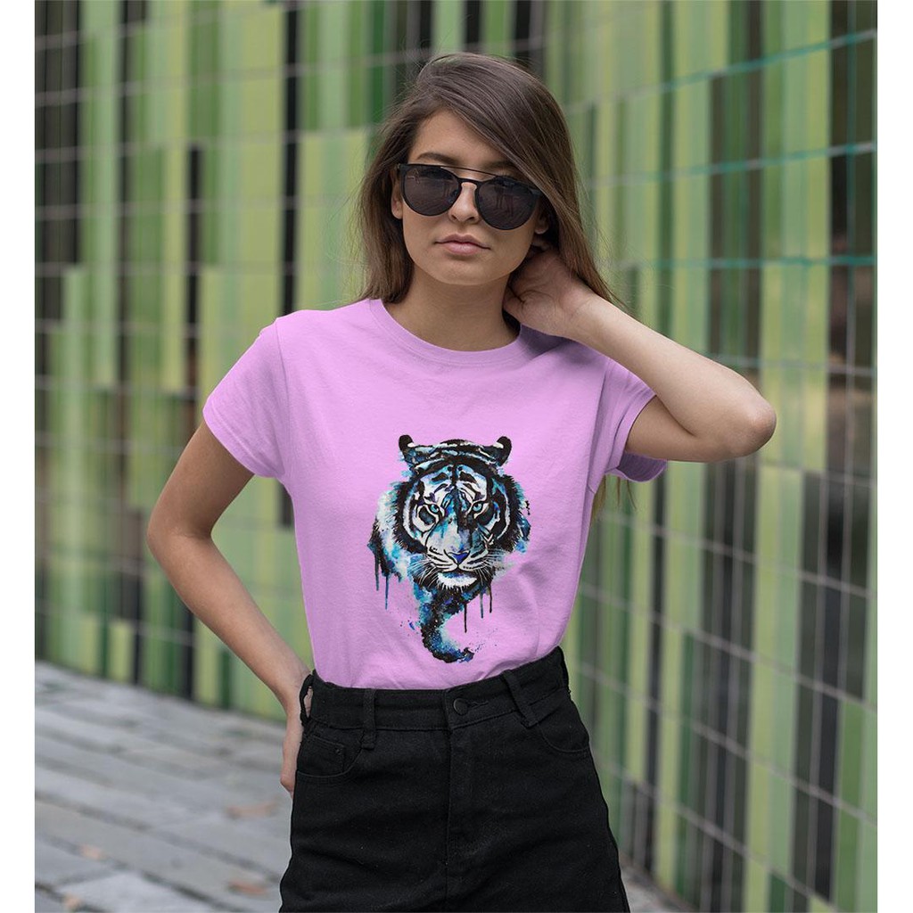 Áo thun Nữ in hình con hổ dễ sợ - Cotton Thun - Phong Cách Dẽ Thương - Cá Tính Và Đẹp