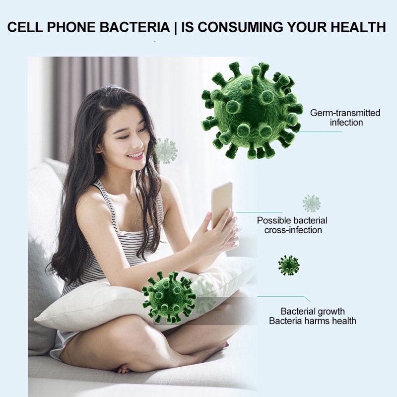 KHỬ TRÙNG KHỬ KHUẨN ĐIỆN THOẠI VÀ ĐỒ VẬT SIÊU TIỆN LỢI. achin