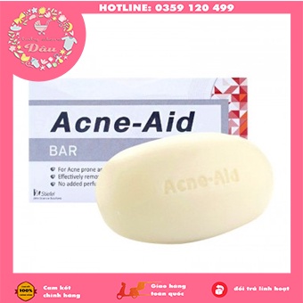 Xà phòng ACNE-ACID làm sạch da mụn hữu hiệu và êm dịu cho da nhờn và da mụn trứng cá (hộp 100g)