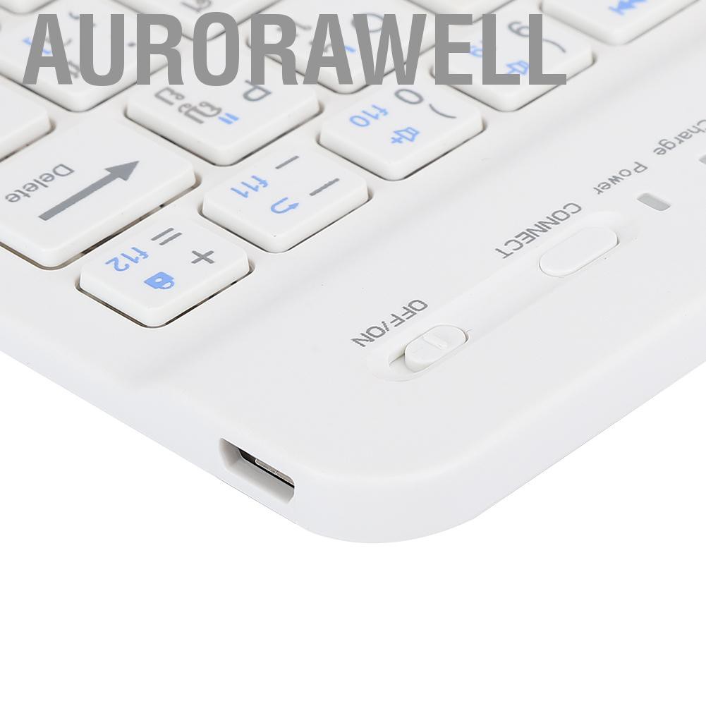Bộ Bàn Phím Bluetooth 3.0 Không Dây Aurorawell 7 "- 8" Thai Cho Android Ios Win