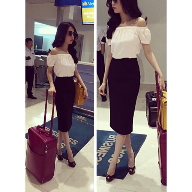 Chân váy bút chì dài xẻ sau siêu đẹp | BigBuy360 - bigbuy360.vn