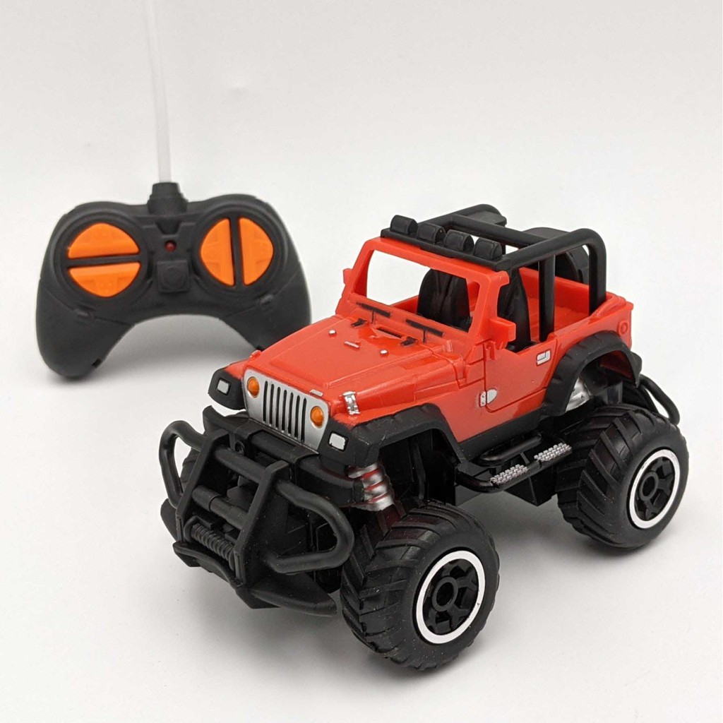 Xe Jeep Mini địa hình điều khiển từ xa - Điều khiển 4 động tác - Tỉ lệ 1:43