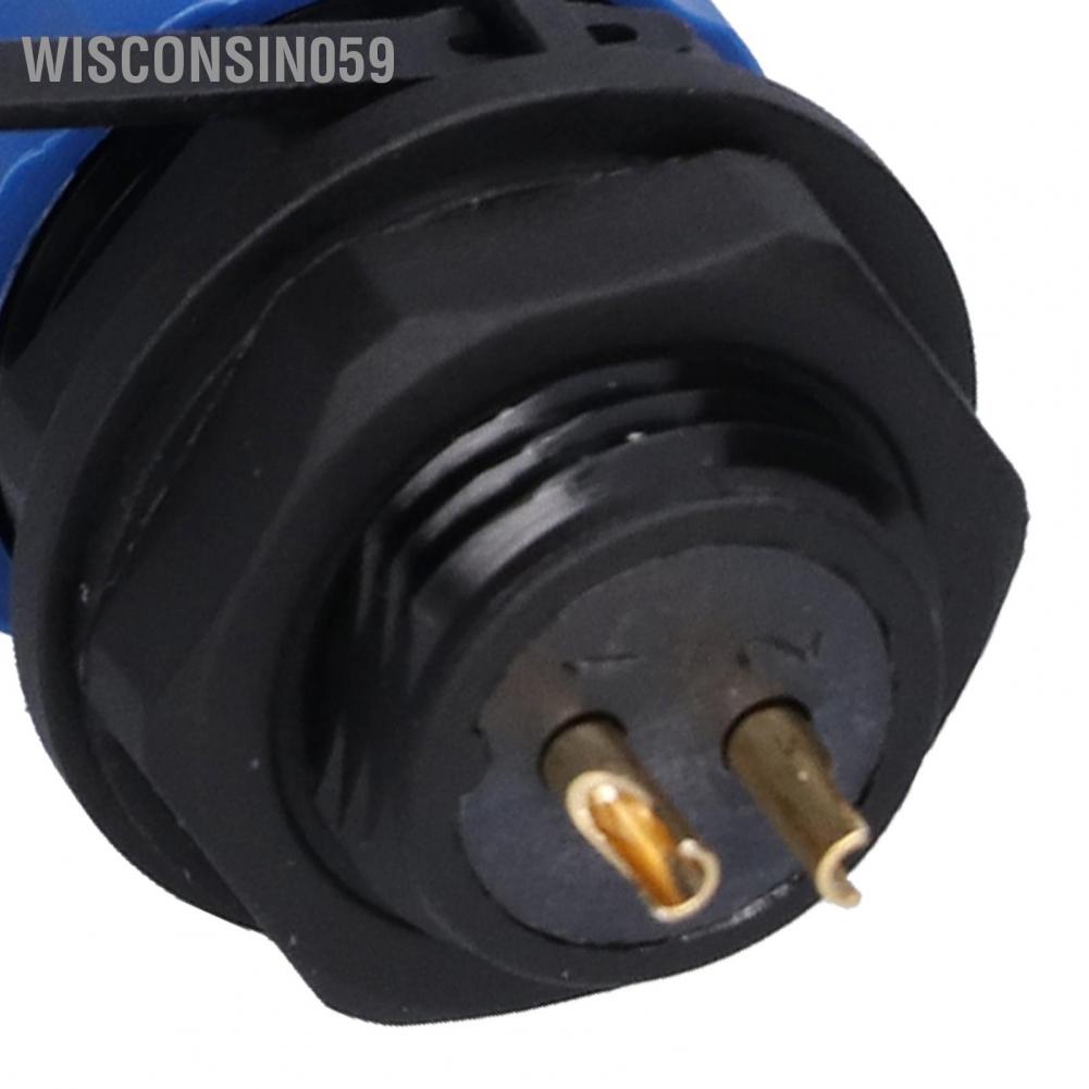 Wisconsin059 Aviation Plug Socket Durable Stable Safe Reliable Corrosion Resistance Connector for Program Controlled Machines