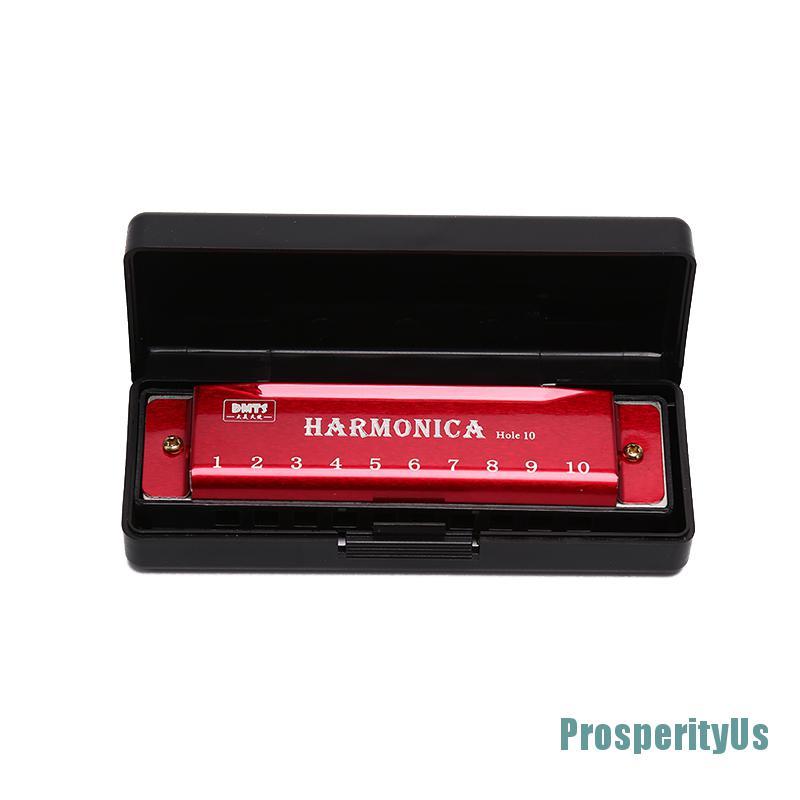 Kèn Harmonica 10 Lỗ Dành Cho Người Mới Bắt Đầu Học