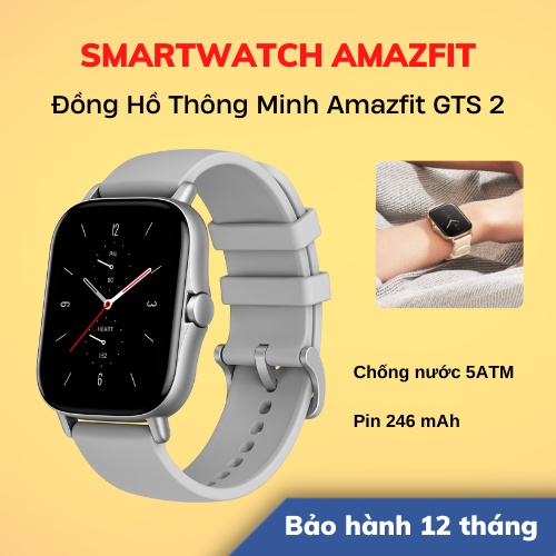 [Hỏa Tốc - HCM] Đồng Hồ Thông Minh Amazfit GTS 2 | Hỗ Trợ Tiếng Việt | Bảo Hành 12T | Hàng Chính Hãng | LSB Store