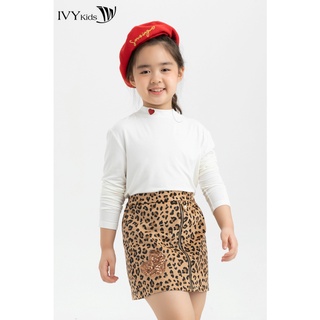 Chân váy nhung 1 lớp dáng chữ A bé gái IVY moda MS 30G0642