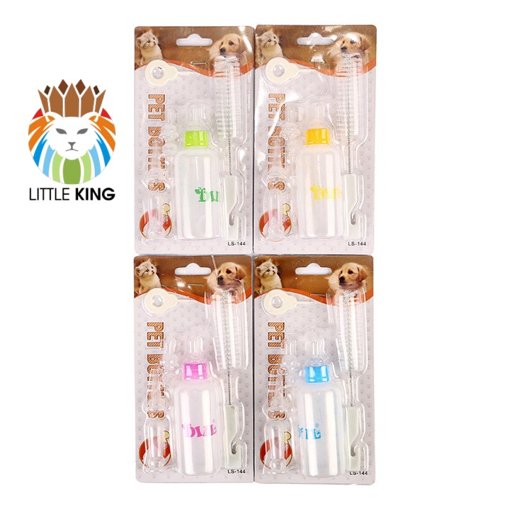 Bình sữa, bình ti cho chó mèo sơ sinh, thú cưng nhỏ, Pet bottle Little King pet shop