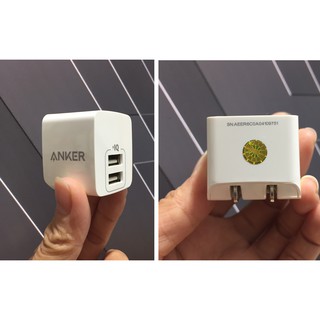[2 cổng USB] Cốc sạc 12W Anker A2620