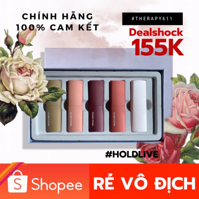 Set son thỏi HOLDLIVE 5 cây siêu chất...