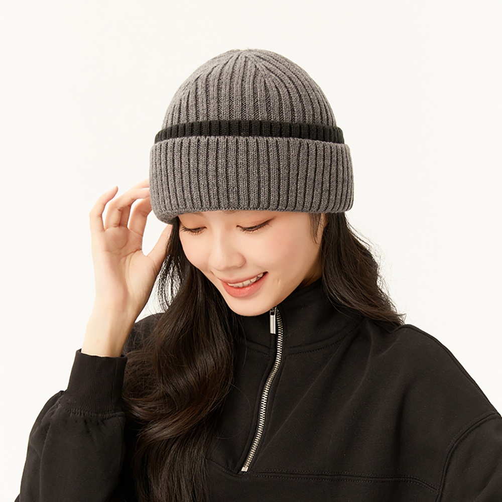 OhSunny Mũ dệt kim thiết kế mới thời trang mùa xuân thu cho cặp đôi