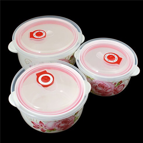 BỘ BA BÁT SỨ HÚT CHÂN KHÔNG SIÊU ĐẸP IN HOA DỄ THƯƠNG CÓ TAI CẦM HOẶC KHÔNG CÓ TAI CẦM[ƠHANGF LOẠI 1] CAM KẾT DÀY DẶN