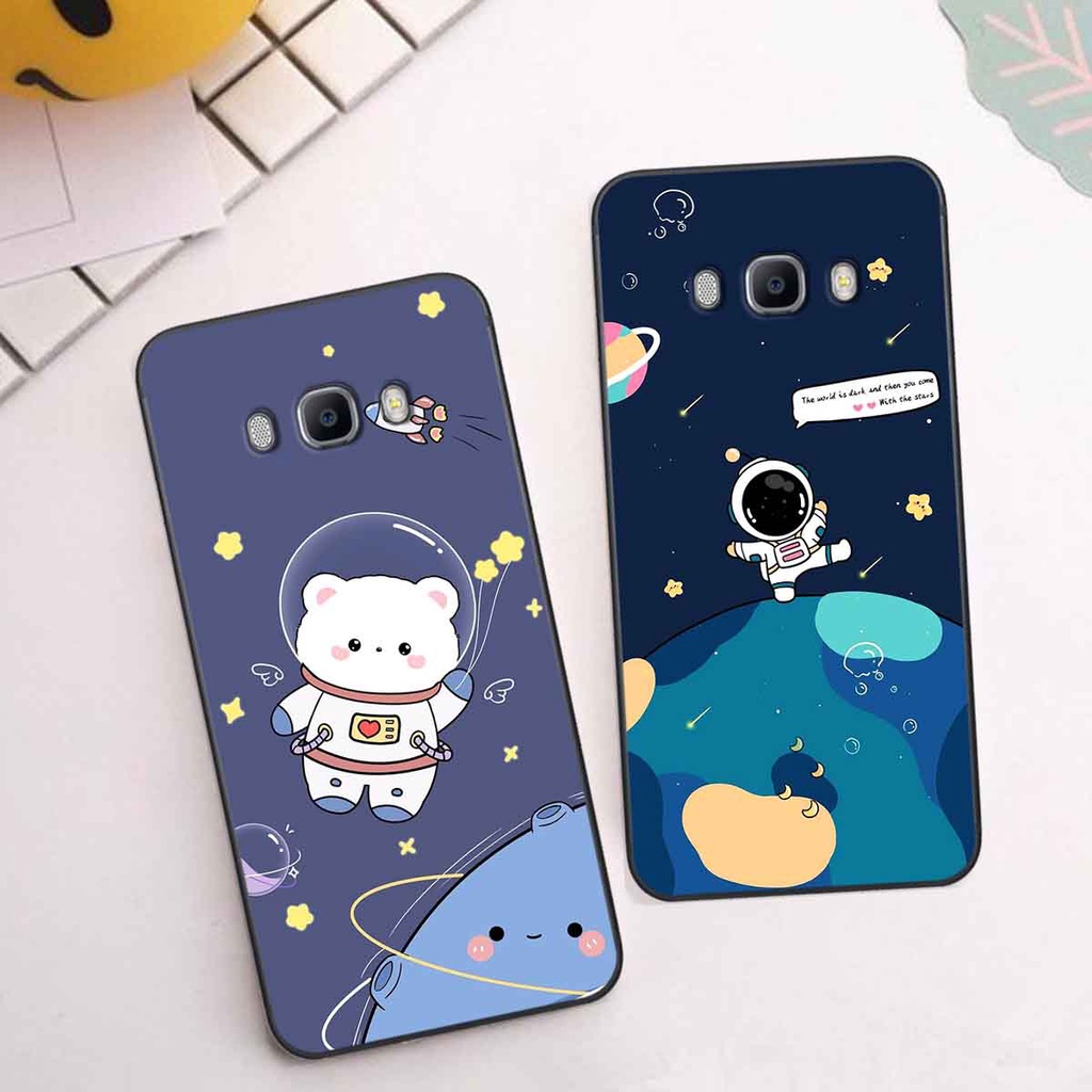 Ốp Samsung J5 / J7 2016 / J510 J710 in hình vũ trụ, phi hành gia bầu trời cute dễ thương