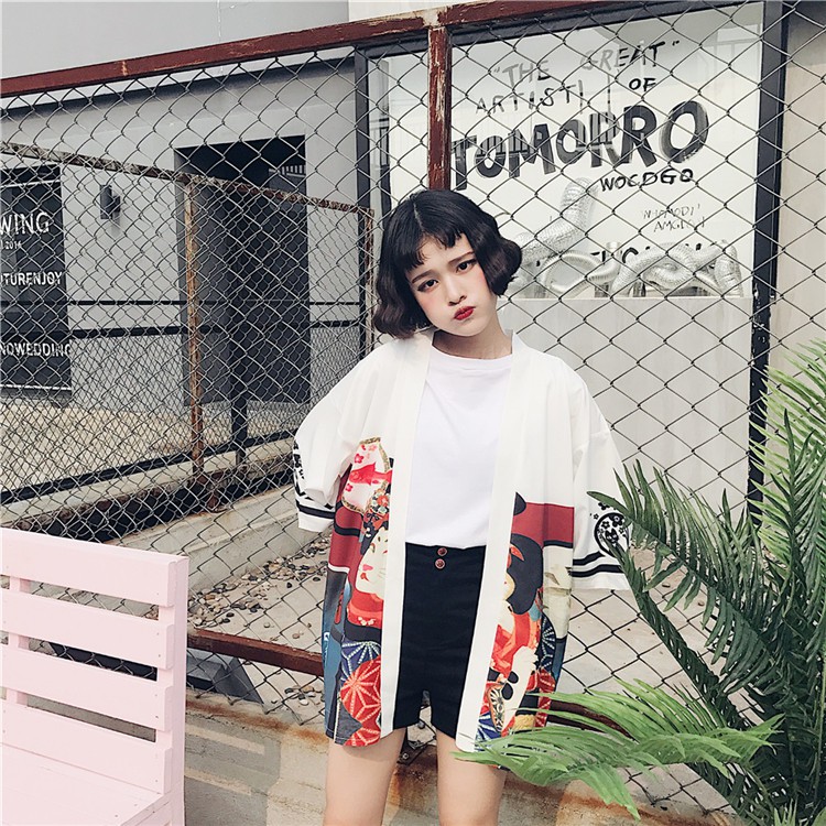 ÁO SƠ MI NỮ ULZZANG (KIMONO)