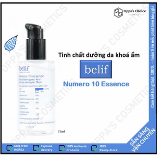 Tinh chất Belif Numero 10 75ml dưỡng da khoá ẩm tiện dụng