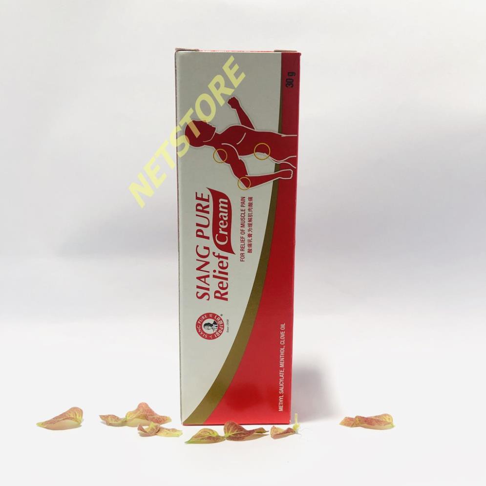 Bộ 6 Tuýp Gel xoa bóp Siang Pure Relief Thaiand (Mỗi tuýp 30g)