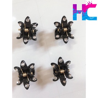 Kẹp tóc càng cua size nhỏ đính hạt
