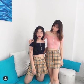 (có bán sỉ,ảnh thật,hoả tốc)🥕ÁO_CROPTOP_BẸT_VAI_KHOEN_TRÒN🥦