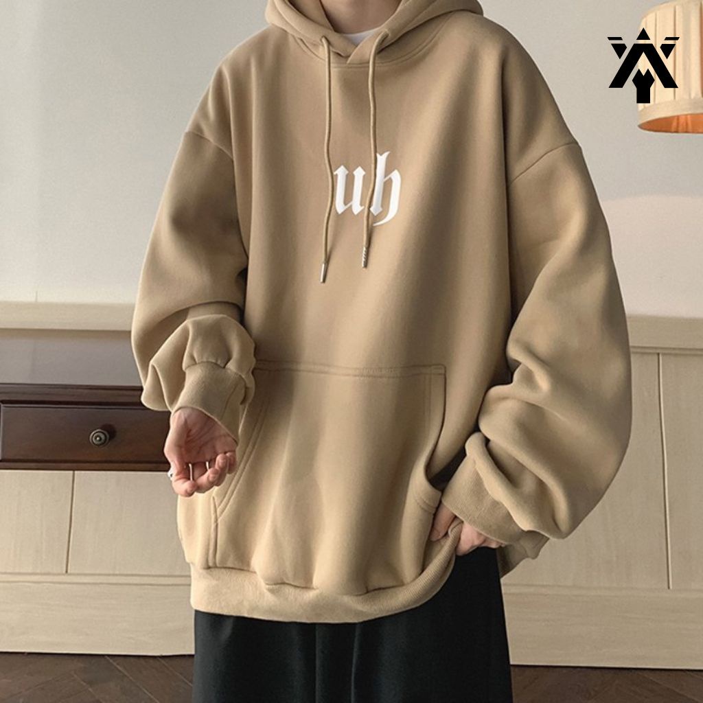 Áo Hoodie Nam Nữ ANYOUNG Áo Nỉ Bông Form Rộng In Chữ Phong Cách Cá Tính Thời Trang Hàn Quốc Cao Cấp AN204 Hottren 2022
