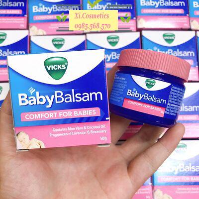 Dầu ấm ngực Vicks Baby Balsam 50g Vick