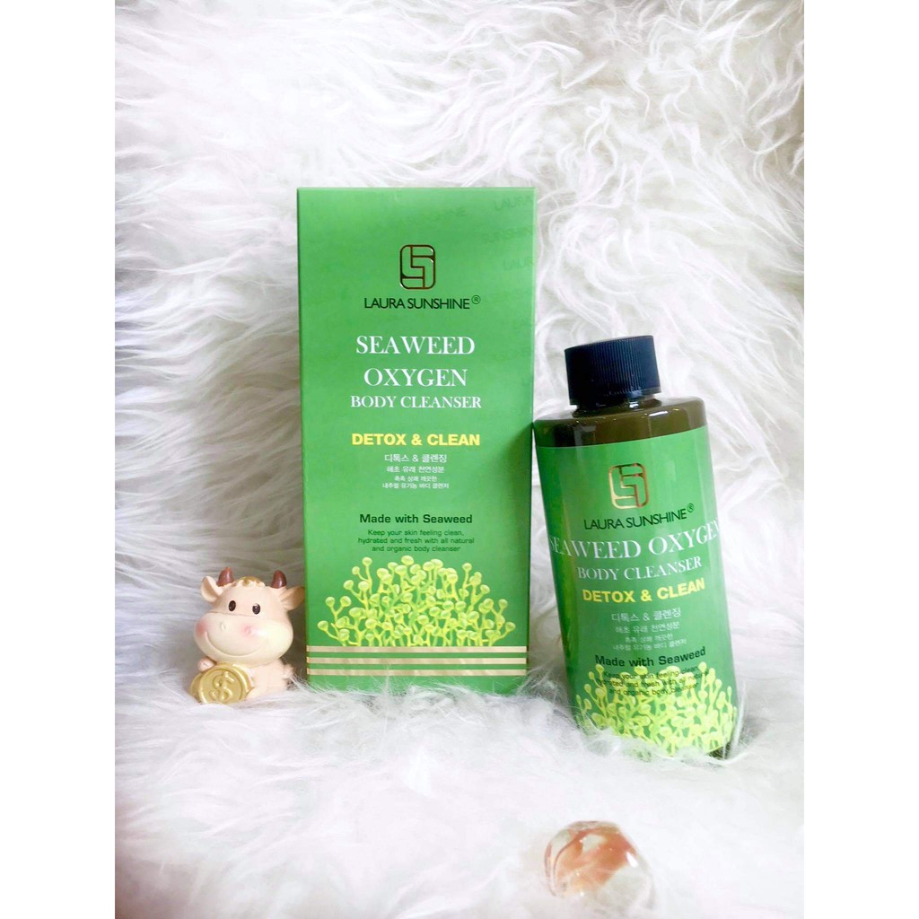 SEAWEED OXYGEN BODY CLEANSER - Kem Body Tảo Biển Nhật Kim Anh - LAURA SUNSHINE