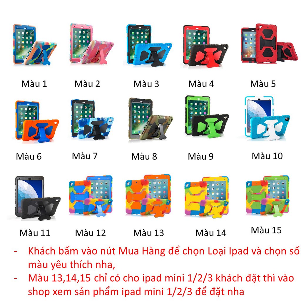 [HOT] Ốp ipad 10.5 Case bao chống sốc dành cho ipad pro 10.5 ipad air 10.5 nhiều màu cực đẹp | BigBuy360 - bigbuy360.vn
