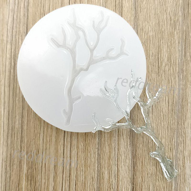 Khuôn Silicone Hình Cành Lá Làm Trang Sức Thủ Công