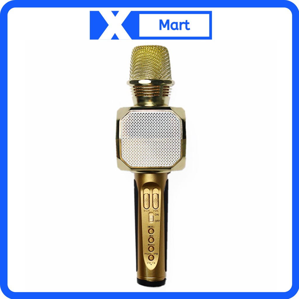 Micro Karaoke SDRD SD-10 chính hãng 2 loa kết nối bluetooth với điện thoại, máy tính bảng,...