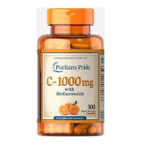 Combo sạch mụn thâm Puritan's Pride - Zinc for Acne 100 viên + Vitamin C 1000mg 100 viên nhộng | BigBuy360 - bigbuy360.vn