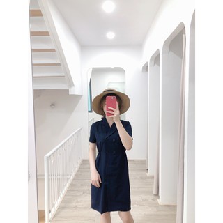 Váy đầm cổ vest