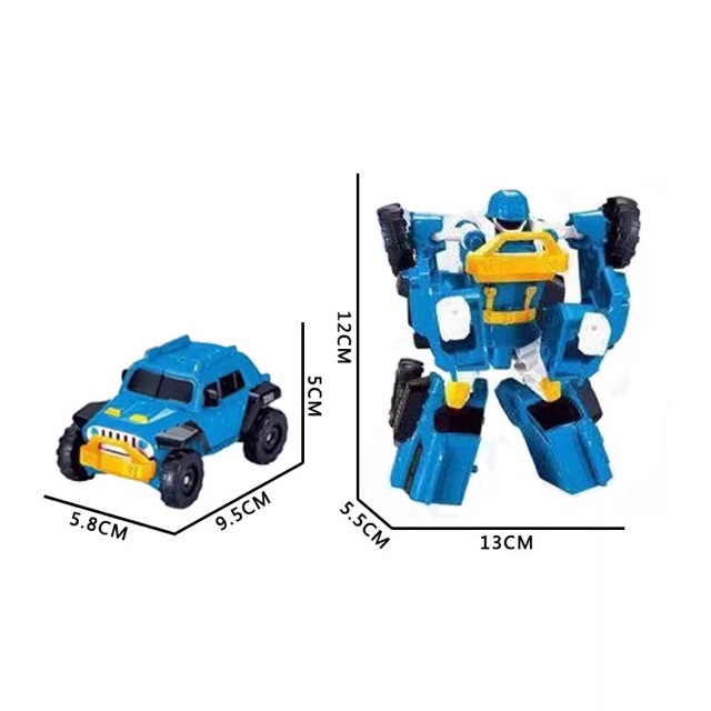 Set 8 robot mini biến hình thành ô tô,máy bay