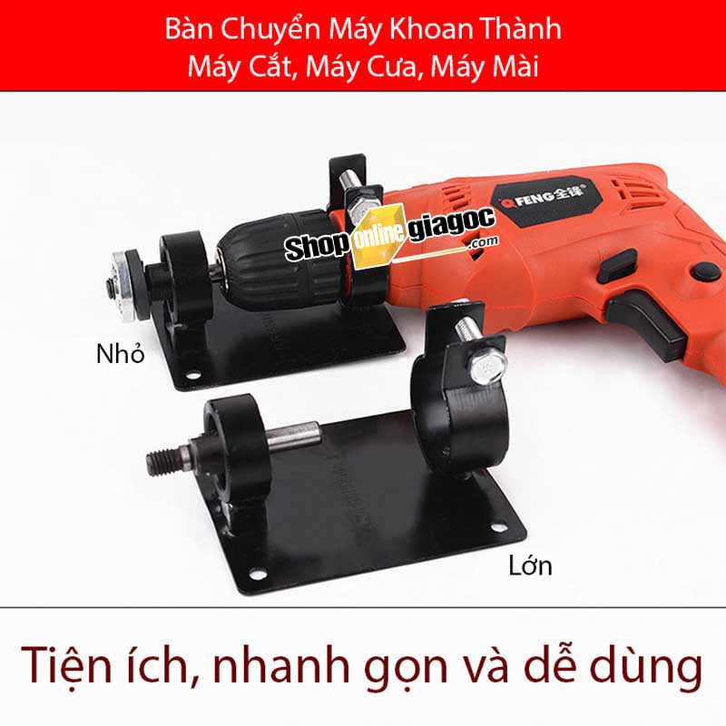 Bàn Chuyển Máy Khoan Thành Máy Cắt, Máy Cưa, Máy Mài