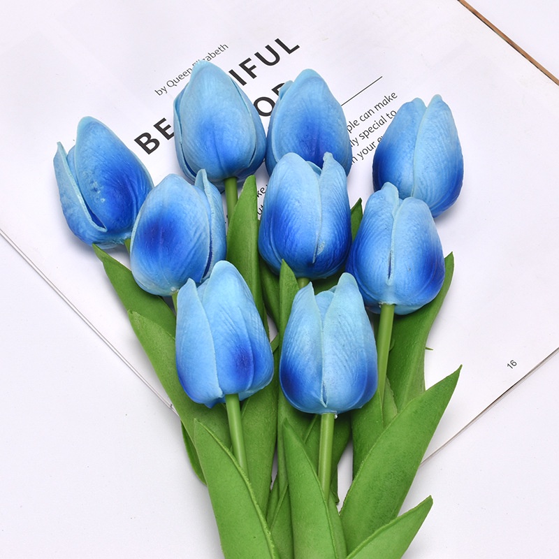 Hoa Tulip giả - chất liệu cao su non giống thật 99% - Decor, trang trí, phụ kiện chụp ảnh