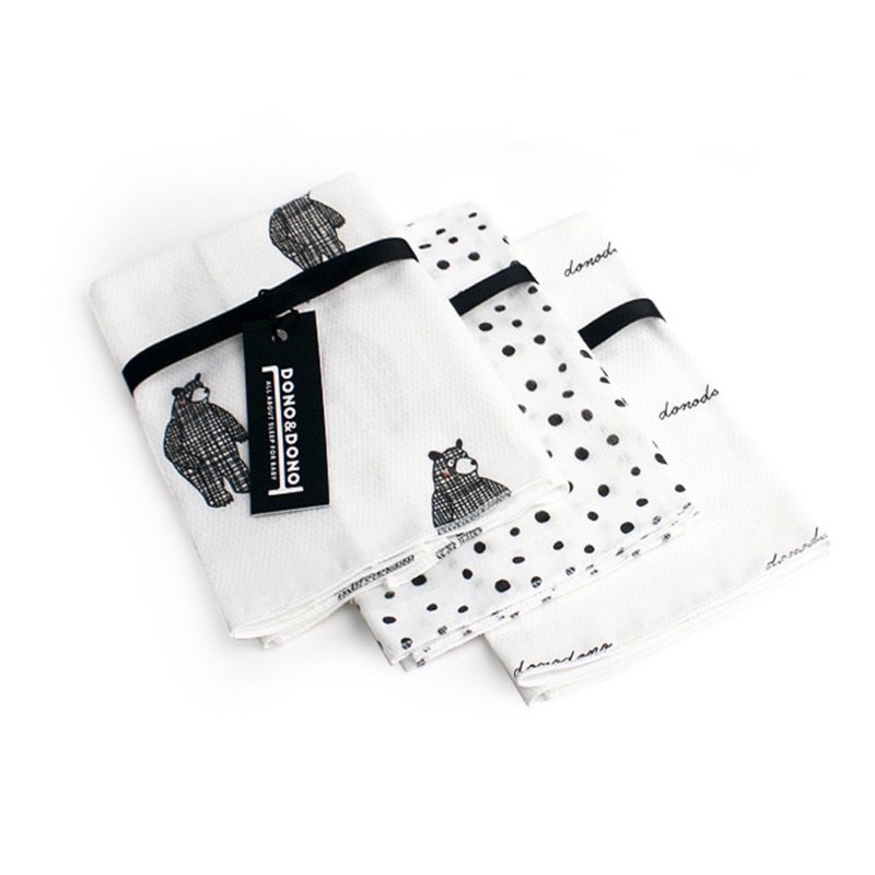 Set 10 khăn sữa DonoDono cao cấp Hàn Quốc cho bé từ Sơ Sinh