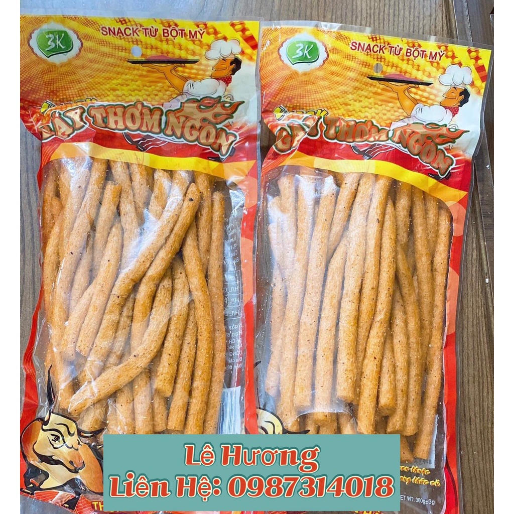 Snack Đuôi bò-Gậy thơm ngon (món ăn vặt)