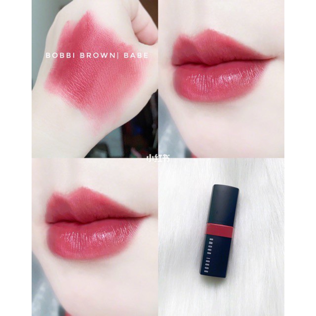 🌸 BOBBI BROWN 🌸 Son Bobbi Brown Crushed Lipstick minisize Ruby, Babe