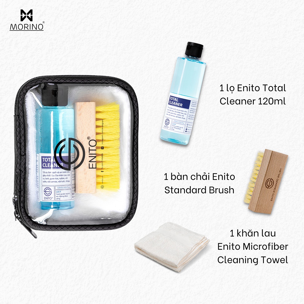 Bộ Vệ Sinh Giày Enito Total Cleaner Kit - Chuyên Dùng Để Vệ Sinh Giày Sneaker