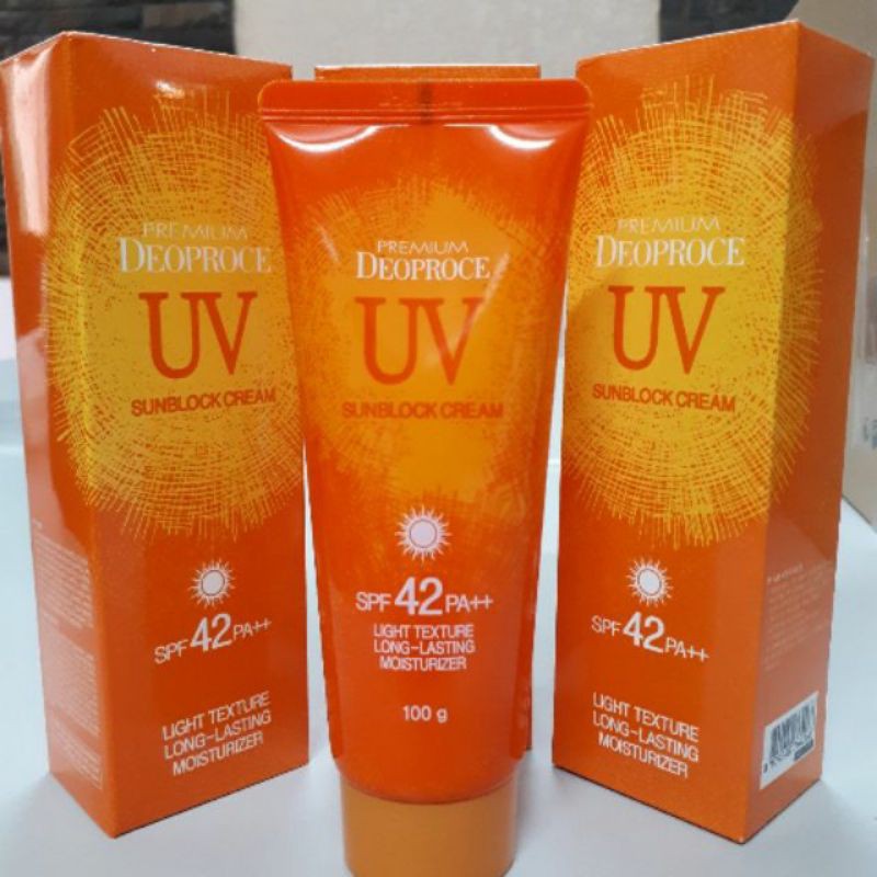 kem chống nắng SPF 42 (1tuyp / 100g)