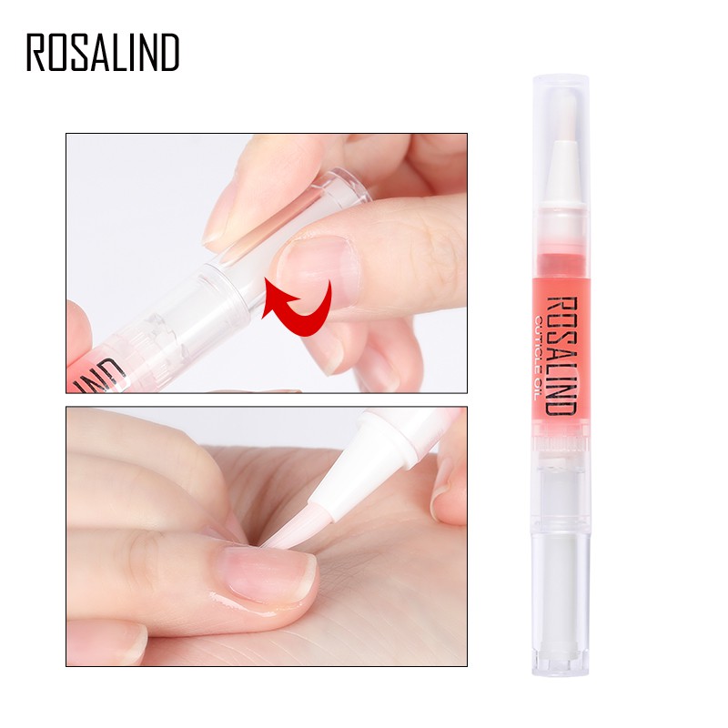 Dầu Dưỡng Móng ROSALIND Dạng Bút Giữ Ẩm Hương Hoa Hồng 3ml