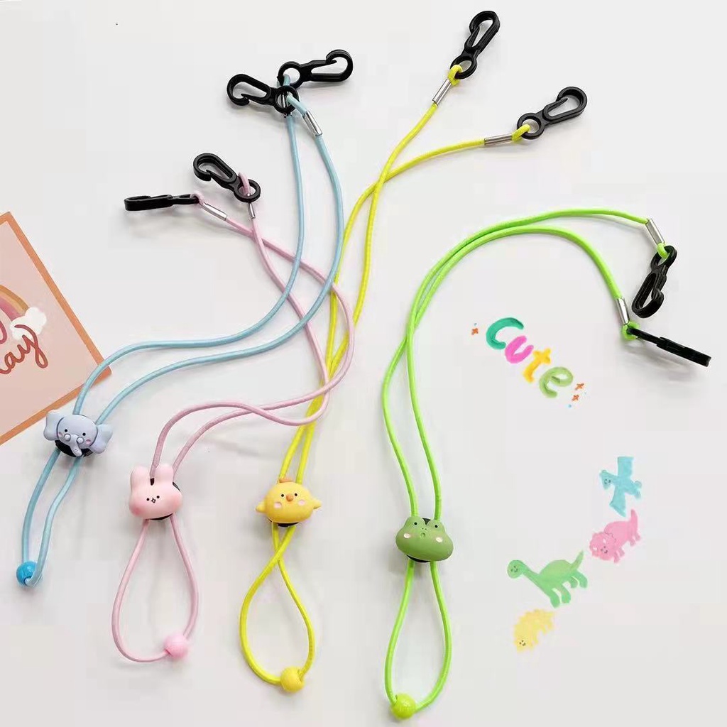 Dây Đeo Mắt Kính Màu Kẹo Chất Liệu Nylon Họa Tiết Hoạt Hình Sáng Tạo Mới