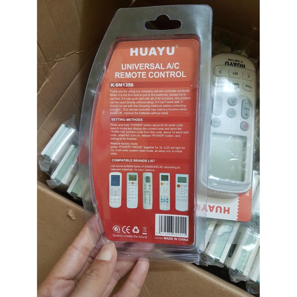 Điều khiển điều hòa Samsung đa năng