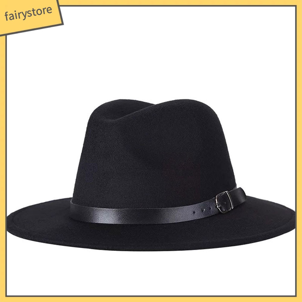 Mũ Phớt Rộng Vành Phong Cách Vintage Cho Nam Và Nữ