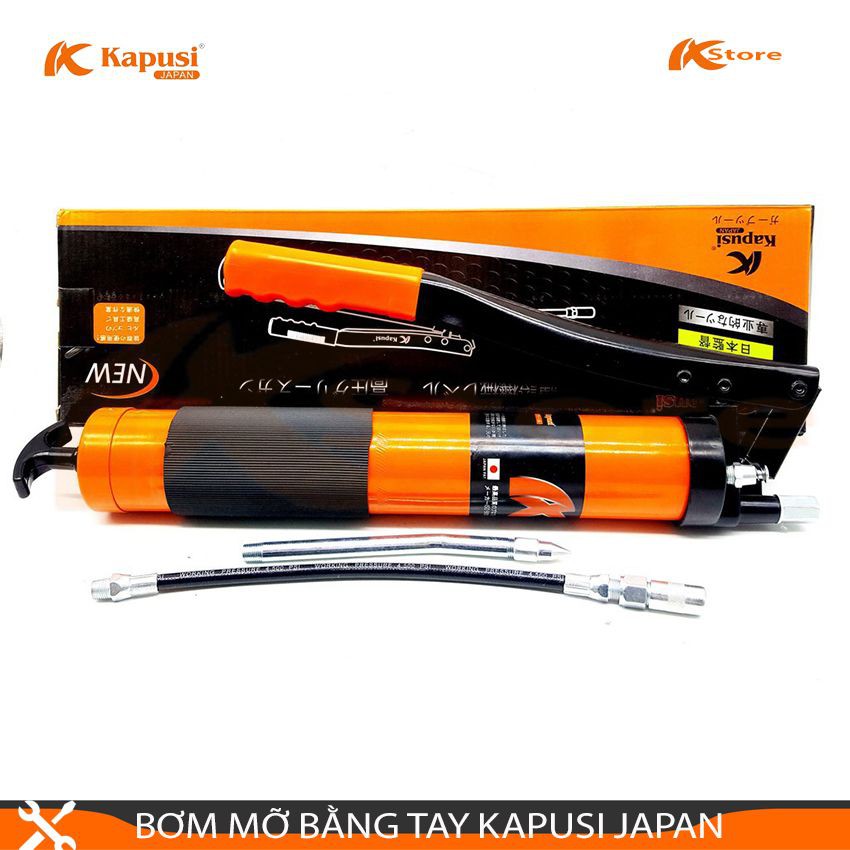 BƠM MỠ BẰNG TAY KAPUSI JAPAN 600CC, KHÔNG E MỠ KHI BƠM, BƠM MỠ RA NHANH VÀ NHIỀU HƠN cao cấp