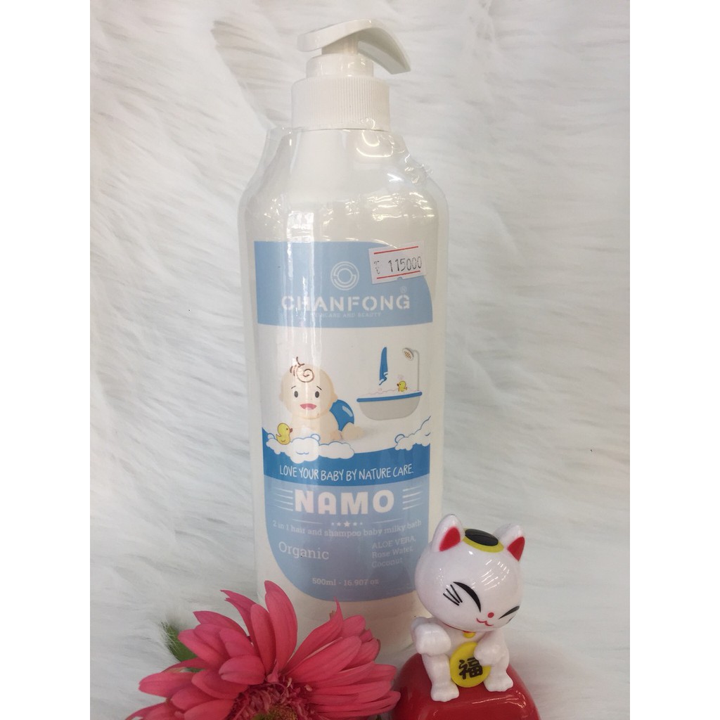 SỮA TẮM GỘI CHO BÉ CHANGFONG ORGANIC - NAMO XANH 500ML