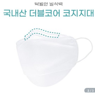 Khẩu Trang Chống Bụi Mịn KF94  Hàn Quốc Màu trắng (1 Chiếc/ Size Nguời Lớn)
